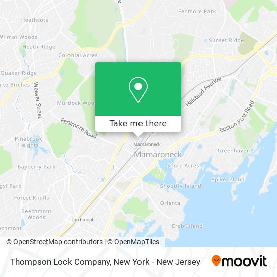 Mapa de Thompson Lock Company