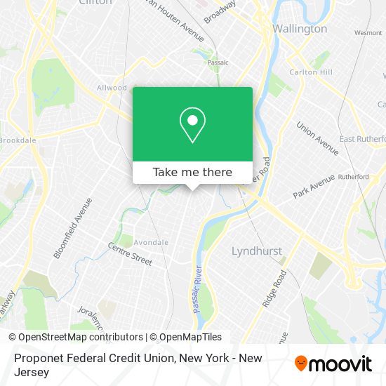 Mapa de Proponet Federal Credit Union