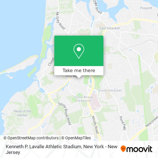 Kenneth P. Lavalle Athletic Stadium map