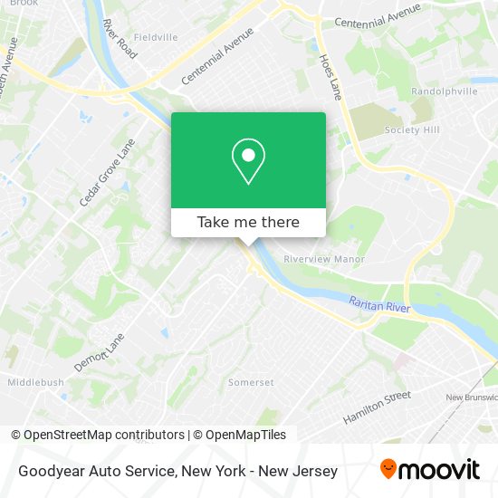 Goodyear Auto Service map