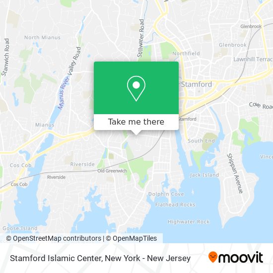 Stamford Islamic Center map