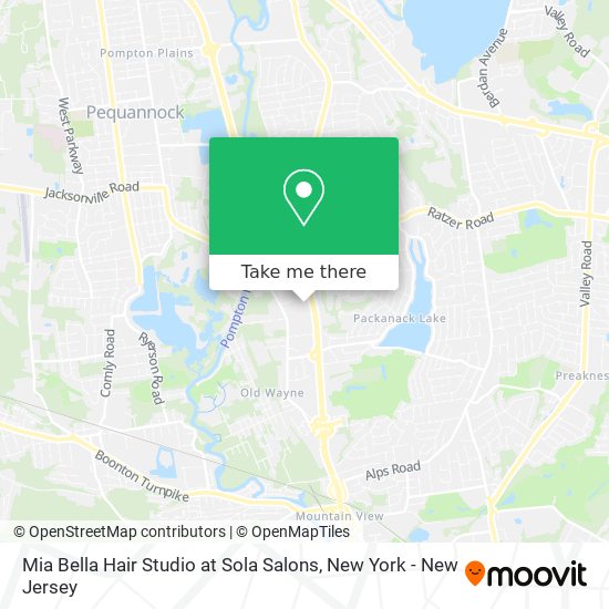 Mapa de Mia Bella Hair Studio at Sola Salons