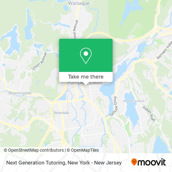 Next Generation Tutoring map