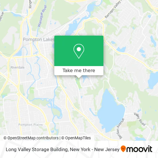 Long Valley Storage Building map