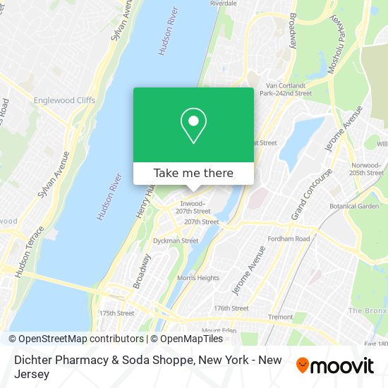 Dichter Pharmacy & Soda Shoppe map