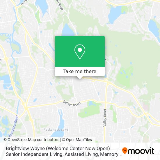 Mapa de Brightview Wayne (Welcome Center Now Open) Senior Independent Living, Assisted Living, Memory Care