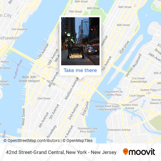 Mapa de 42nd Street-Grand Central