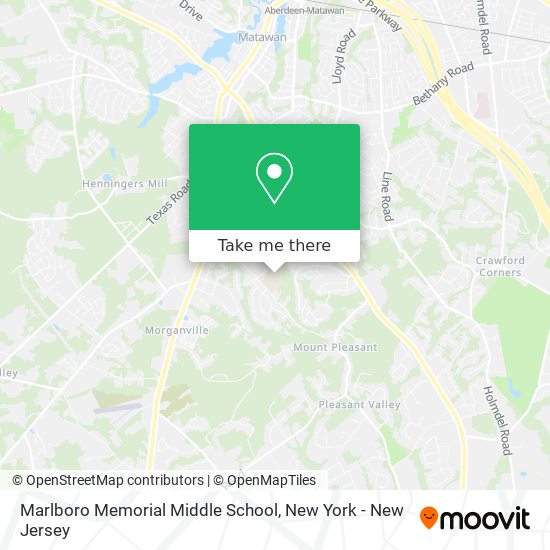 Marlboro Memorial Middle School map