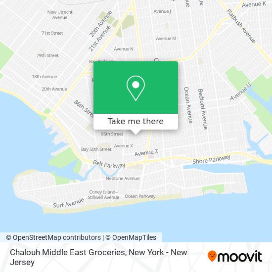Chalouh Middle East Groceries map