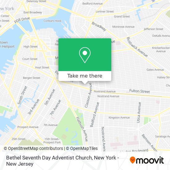 Bethel Seventh Day Adventist Church map