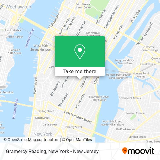 Mapa de Gramercy Reading