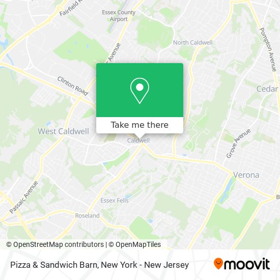 Mapa de Pizza & Sandwich Barn