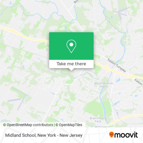 Midland School map