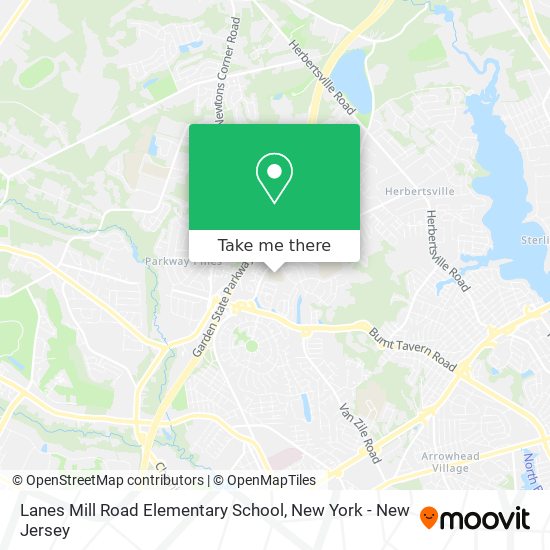 Lanes Mill Road Elementary School map