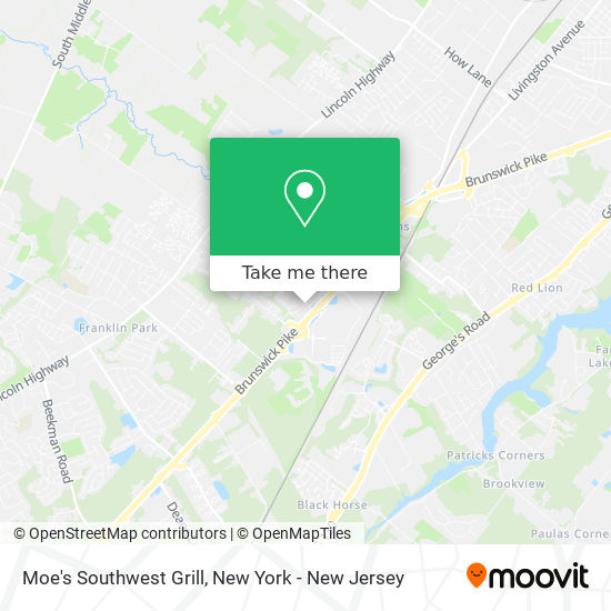 Mapa de Moe's Southwest Grill