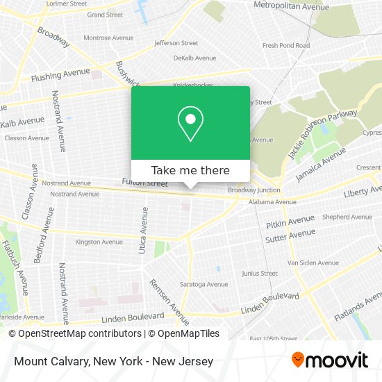 Mapa de Mount Calvary