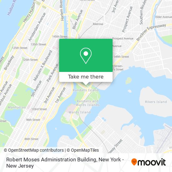 Robert Moses Administration Building map