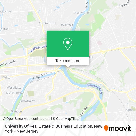 University Of Real Estate & Business Education map