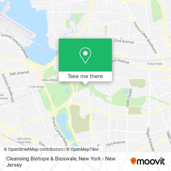 Cleansing Biotope & Bioswale map