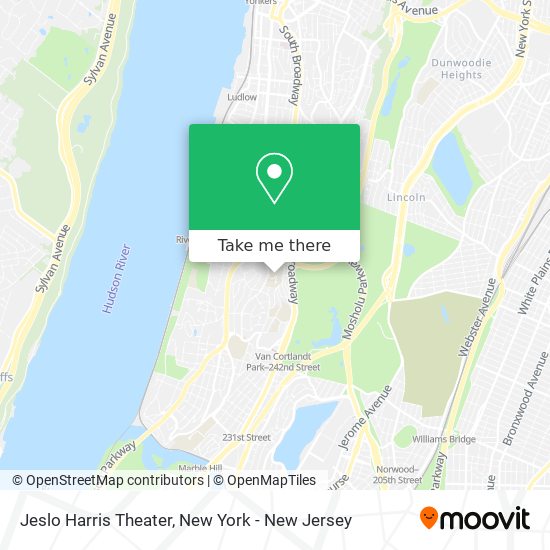 Jeslo Harris Theater map