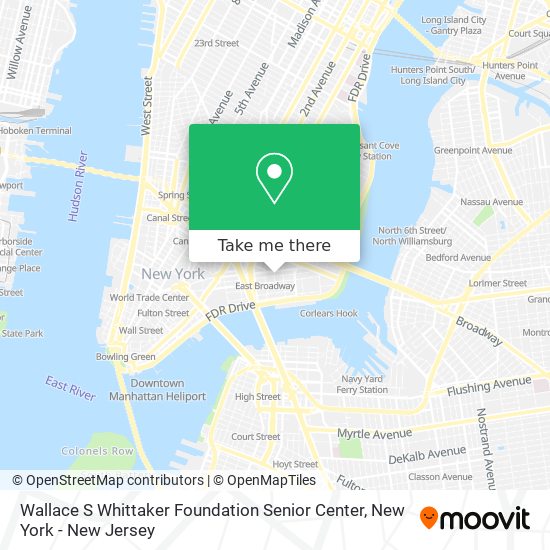 Mapa de Wallace S Whittaker Foundation Senior Center