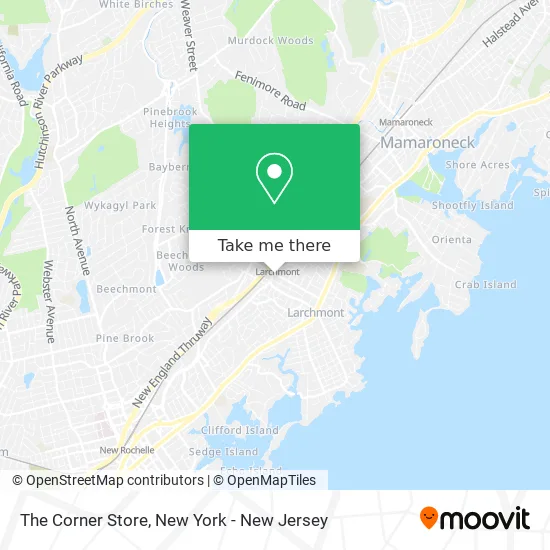 The Corner Store map