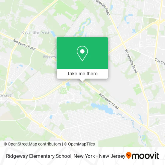 Ridgeway Elementary School map