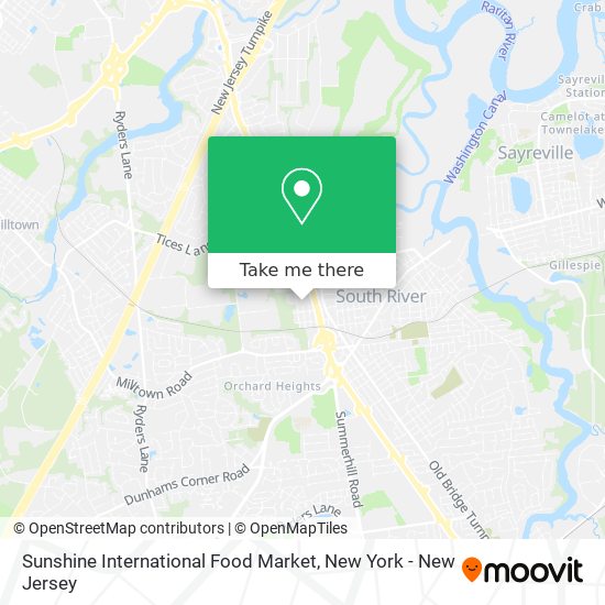 Mapa de Sunshine International Food Market