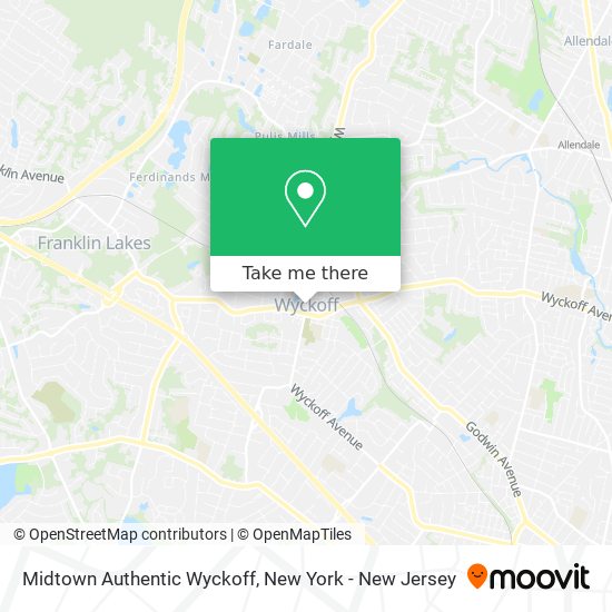 Mapa de Midtown Authentic Wyckoff