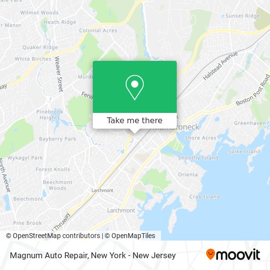 Mapa de Magnum Auto Repair