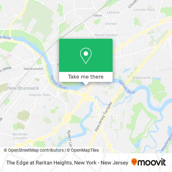 Mapa de The Edge at Raritan Heights