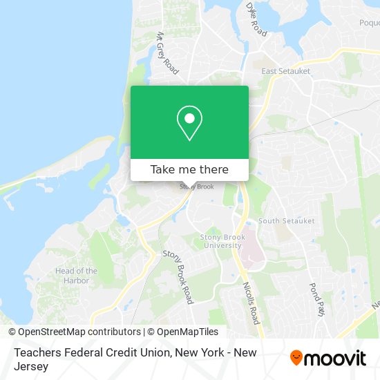 Mapa de Teachers Federal Credit Union