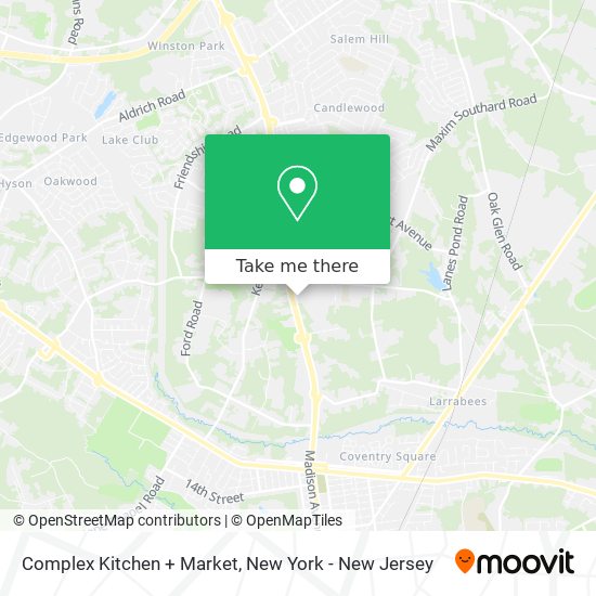 Mapa de Complex Kitchen + Market