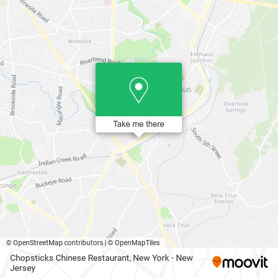 Mapa de Chopsticks Chinese Restaurant