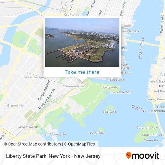 Liberty State Park map