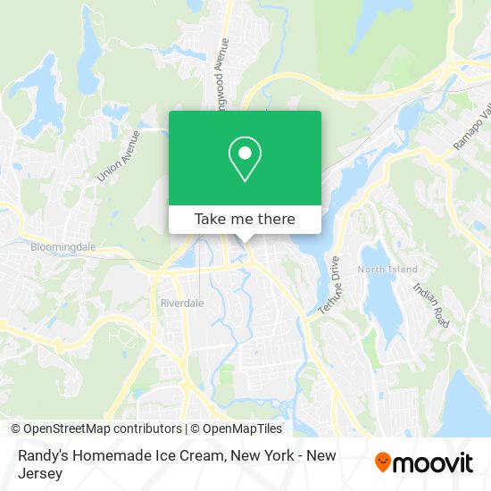 Mapa de Randy's Homemade Ice Cream