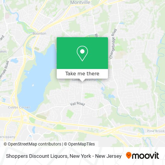 Shoppers Discount Liquors map