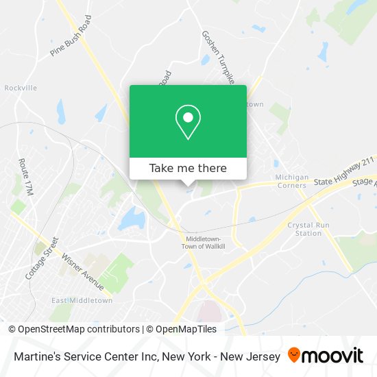 Martine's Service Center Inc map