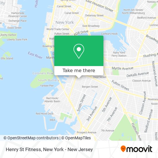 Mapa de Henry St Fitness