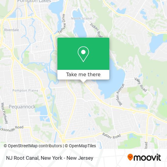 NJ Root Canal map