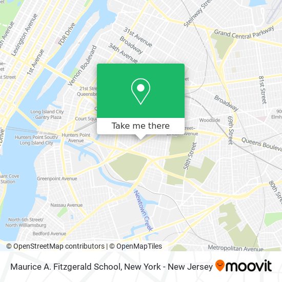 Mapa de Maurice A. Fitzgerald School