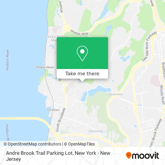 Andre Brook Trail Parking Lot map