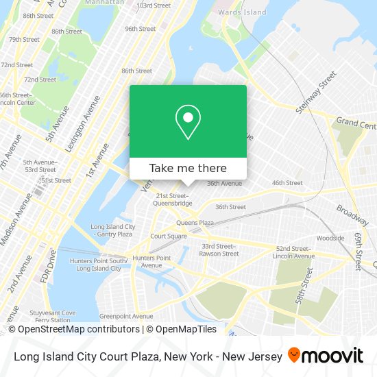 Long Island City Court Plaza map