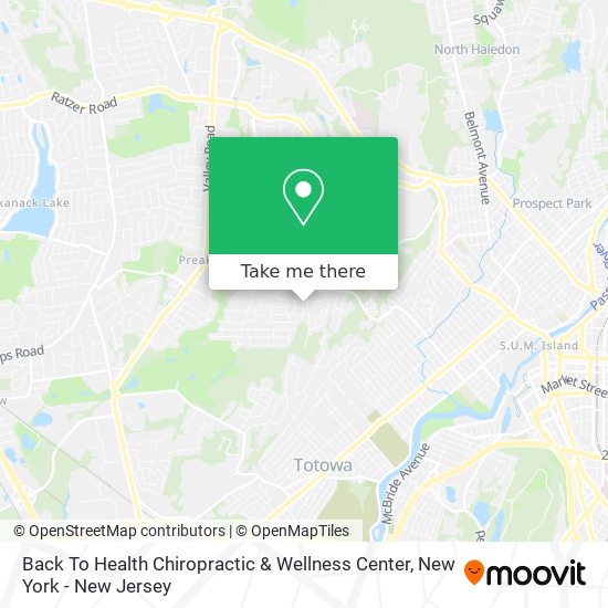 Mapa de Back To Health Chiropractic & Wellness Center