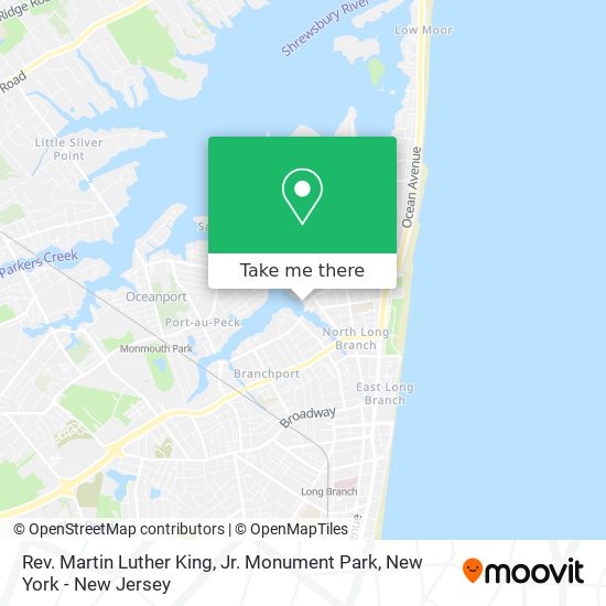 Mapa de Rev. Martin Luther King, Jr. Monument Park
