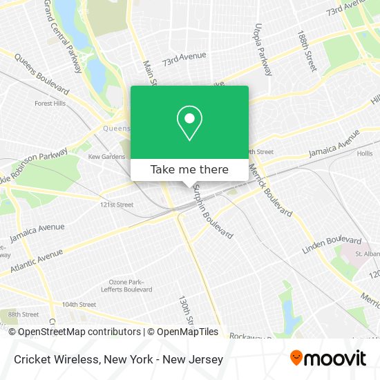 Cricket Wireless map