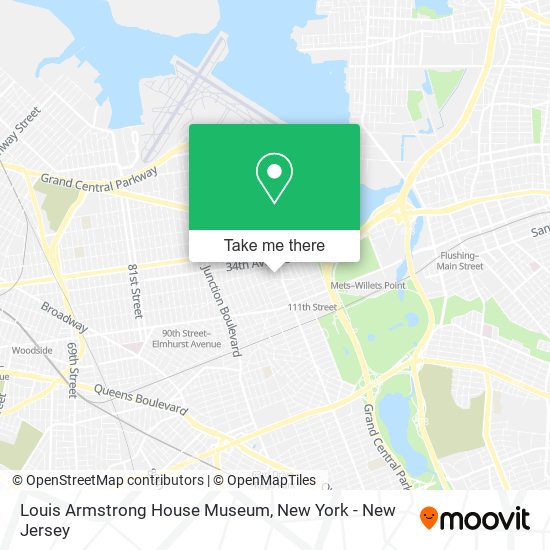 Mapa de Louis Armstrong House Museum