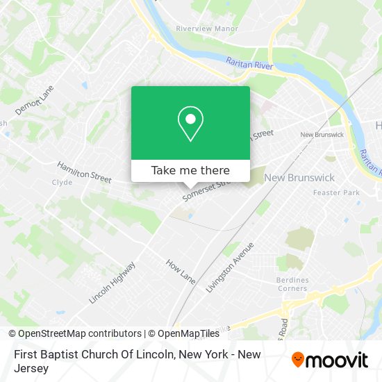 Mapa de First Baptist Church Of Lincoln