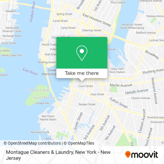 Mapa de Montague Cleaners & Laundry