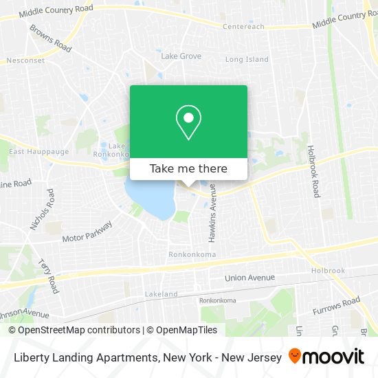 Mapa de Liberty Landing Apartments